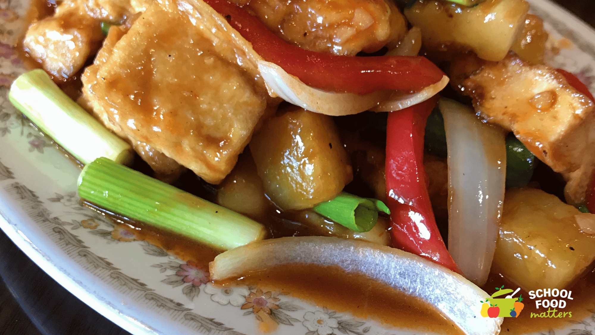 Sweet and Sour Tofu and Rice